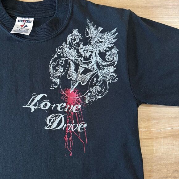 Y2K Lorene Drive Black Shirt Size Youth M Official Merch Post Hardcore Screamo - Picture 2 of 4